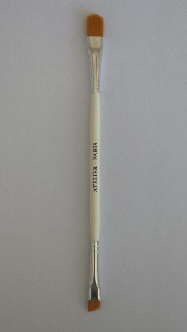 double sided small synthetic brush